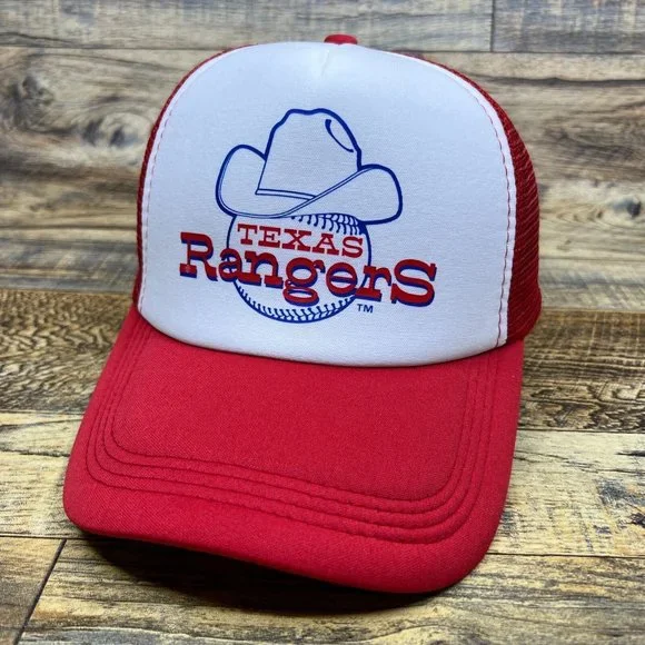 Casquette chapeau vintage Texas Rangers ajustée 7,5 rouge 5950 laine